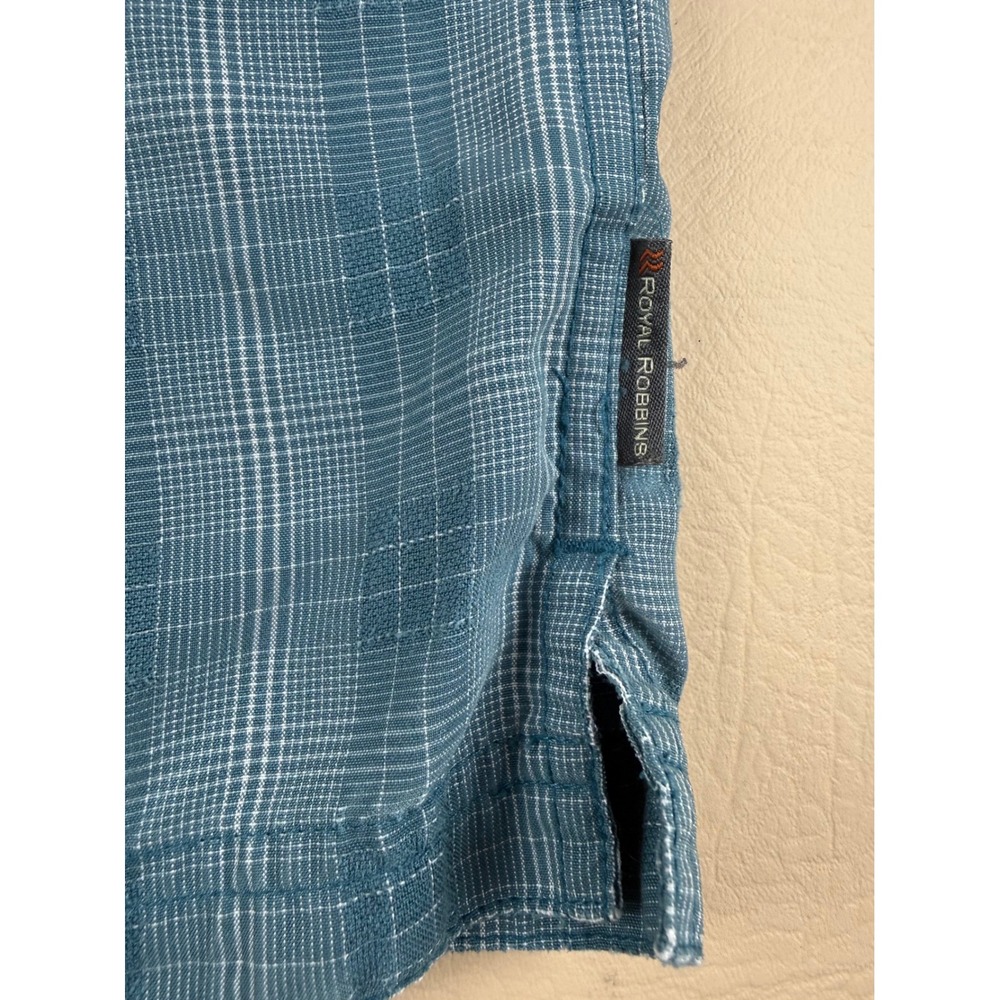 Royal Robbins Outdoorsy Plaid Button Down Modal Blend Relaxed Fit M - Picture 2 of 6